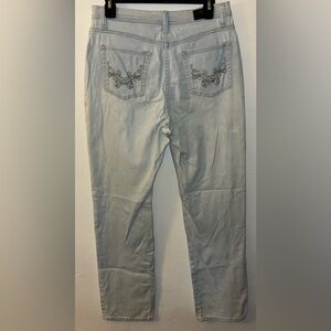 Lee Classic Fit At The Waist Denim Women’s Size 30 Light Blue Pants Inseam 31.5
